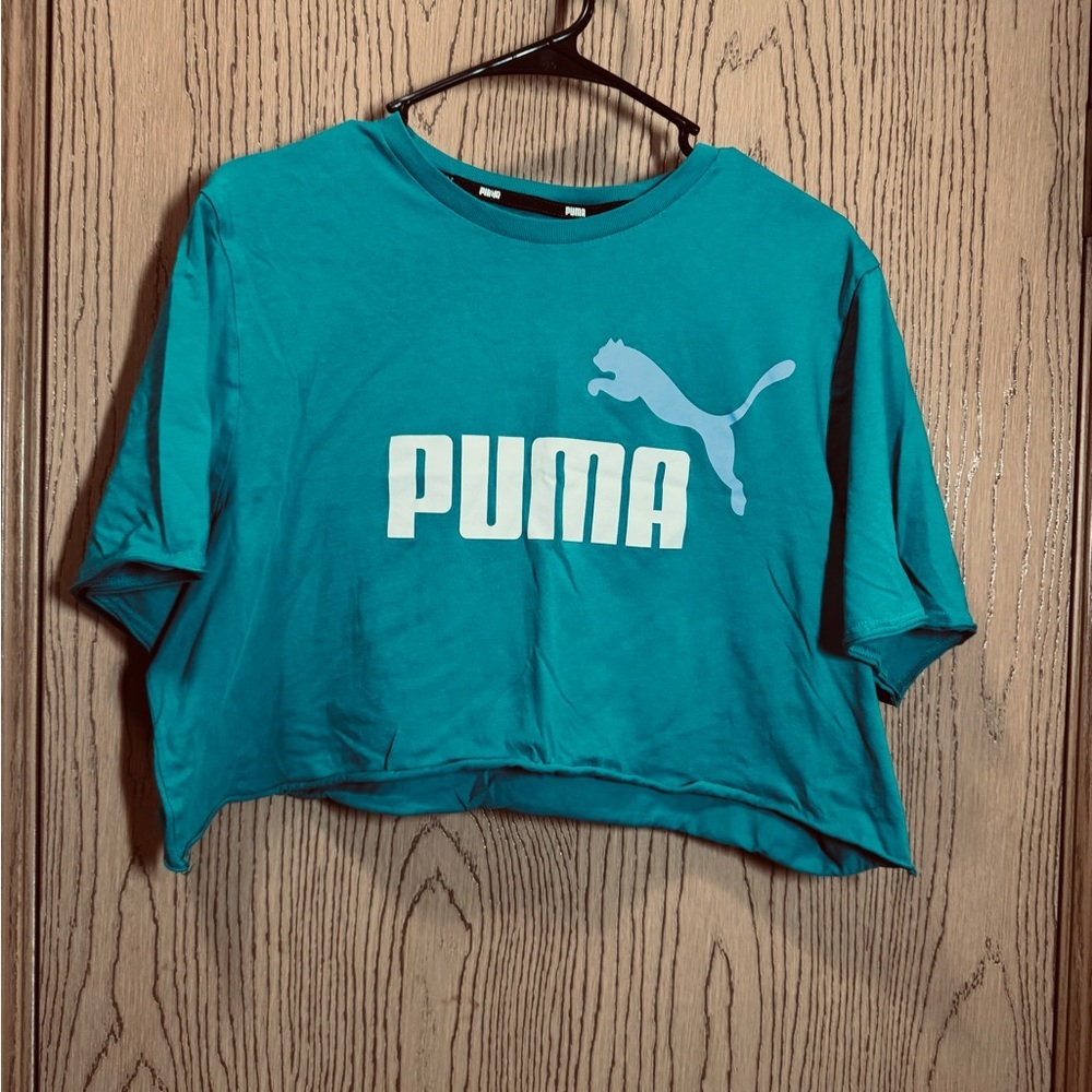 Puma Teal Crop Top
